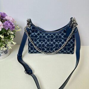 COACH Blue Cowboy Shoulder Bag Crossbody Bag